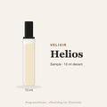 Velixir Helios sample – 10 ml decant in glazen sprayflesje